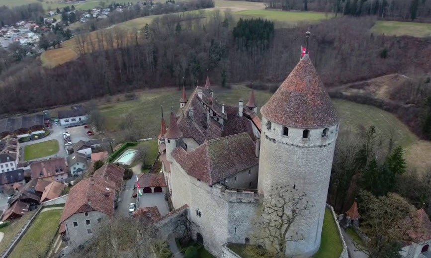 Lucens Castle, Lucens, Switzerland